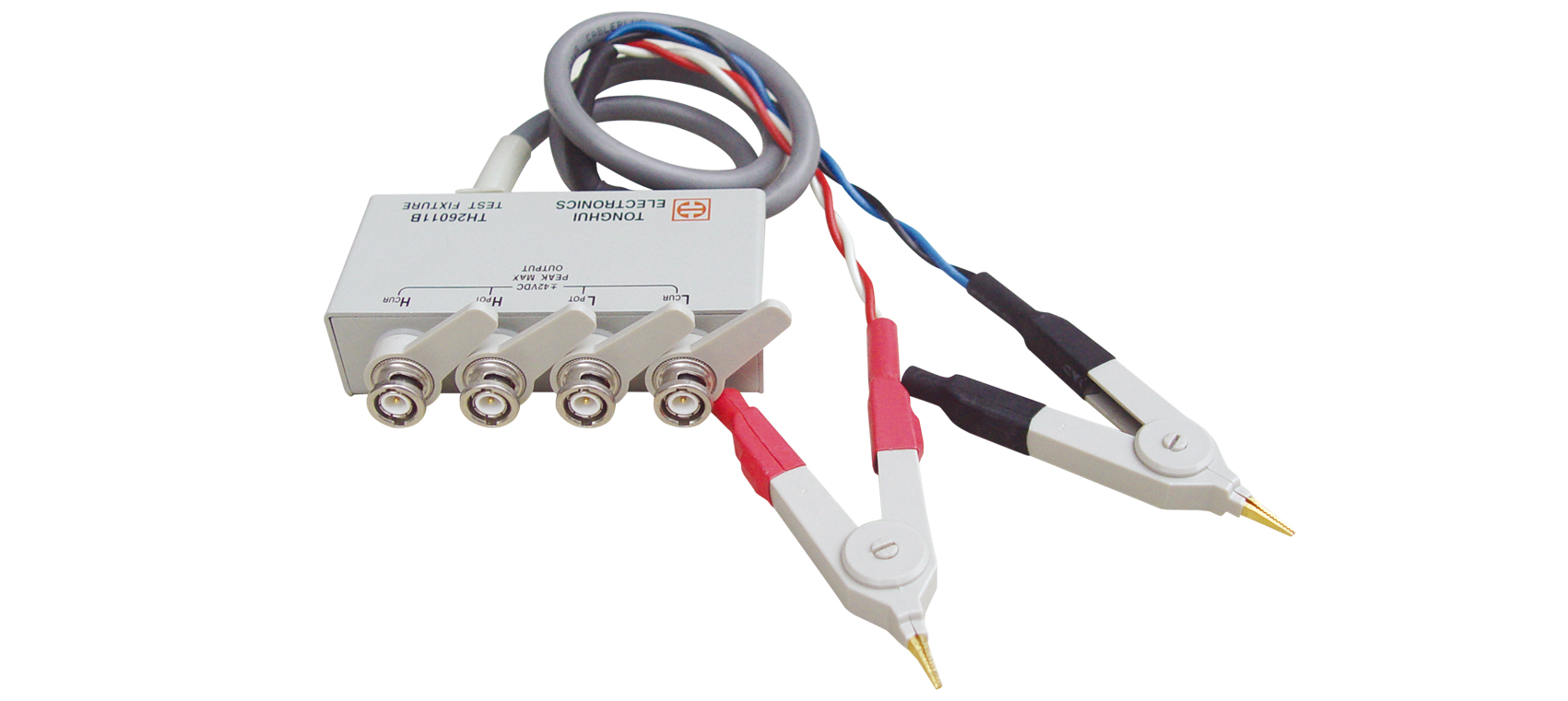 TH26011B 帶盒四端絕緣帶鎖Kelvin測試線