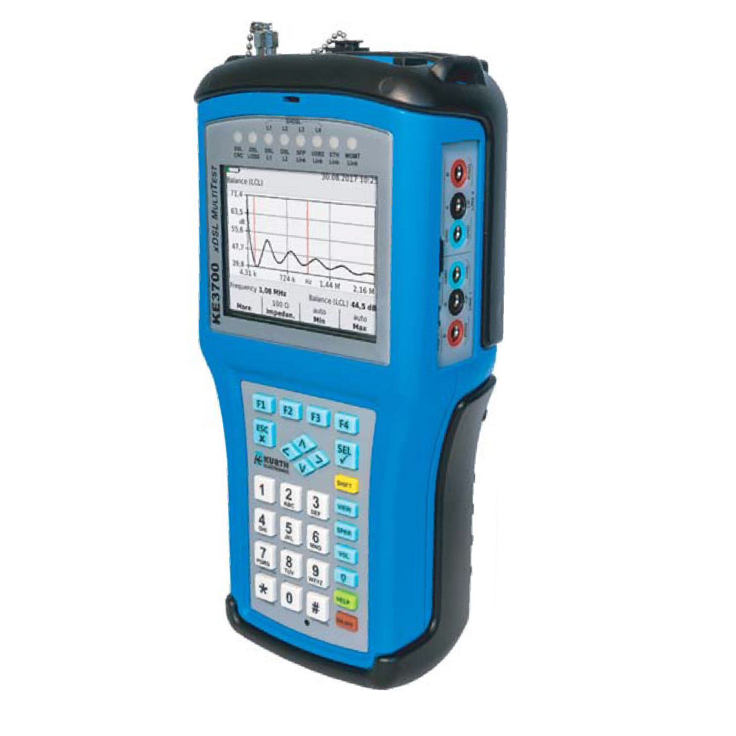 德國(guó)Kurth便攜式光纖測(cè)試儀 多功能電信線路鑒定儀KE3700 CT